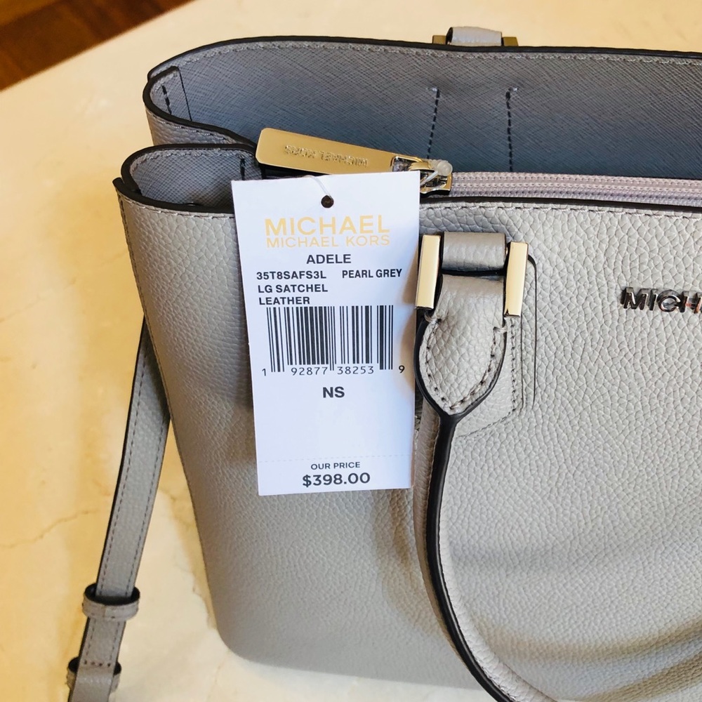 NWT Michael Kors large Adele Satchel&wallet Set - Picture 3 of 5